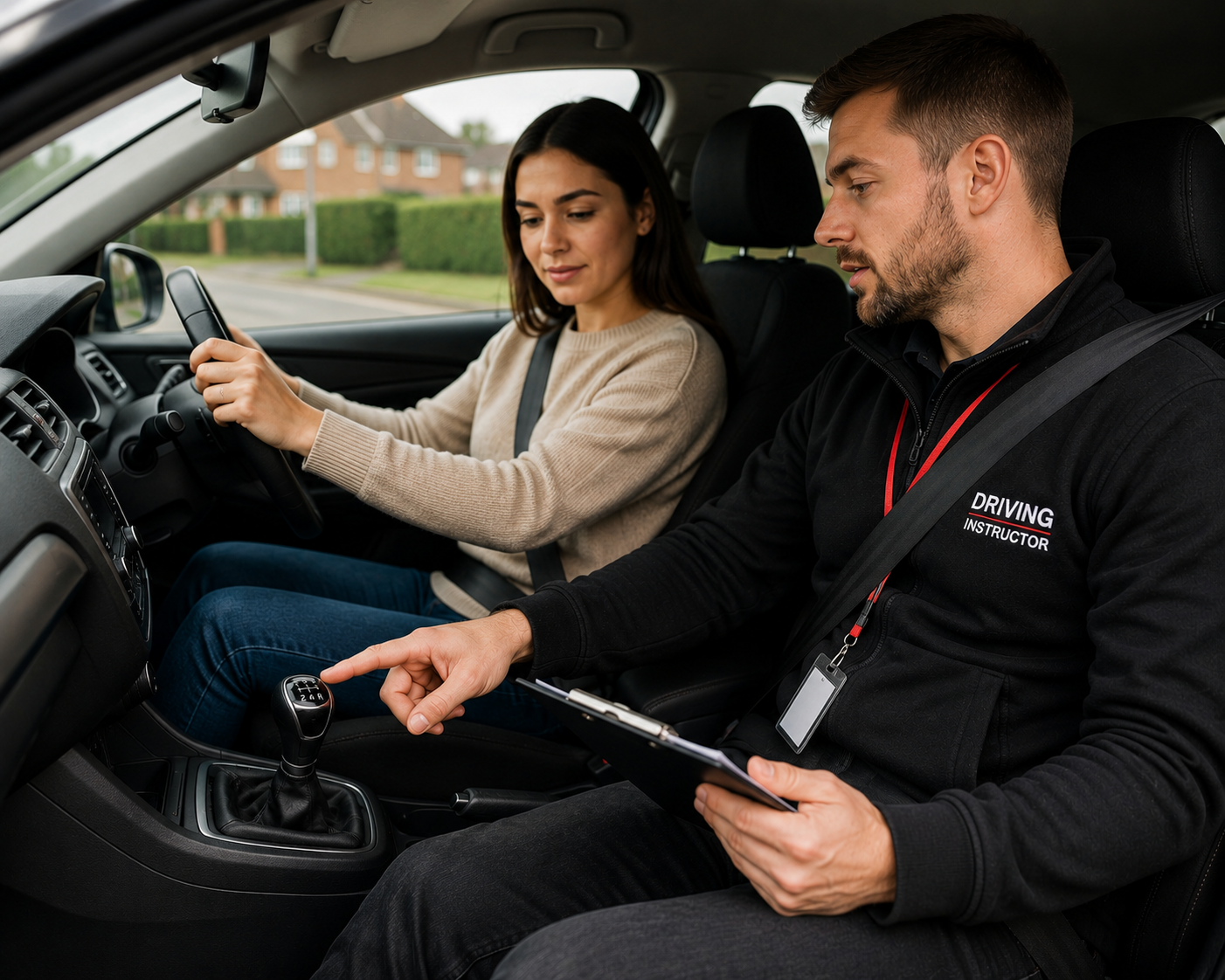 manual driving lesson image