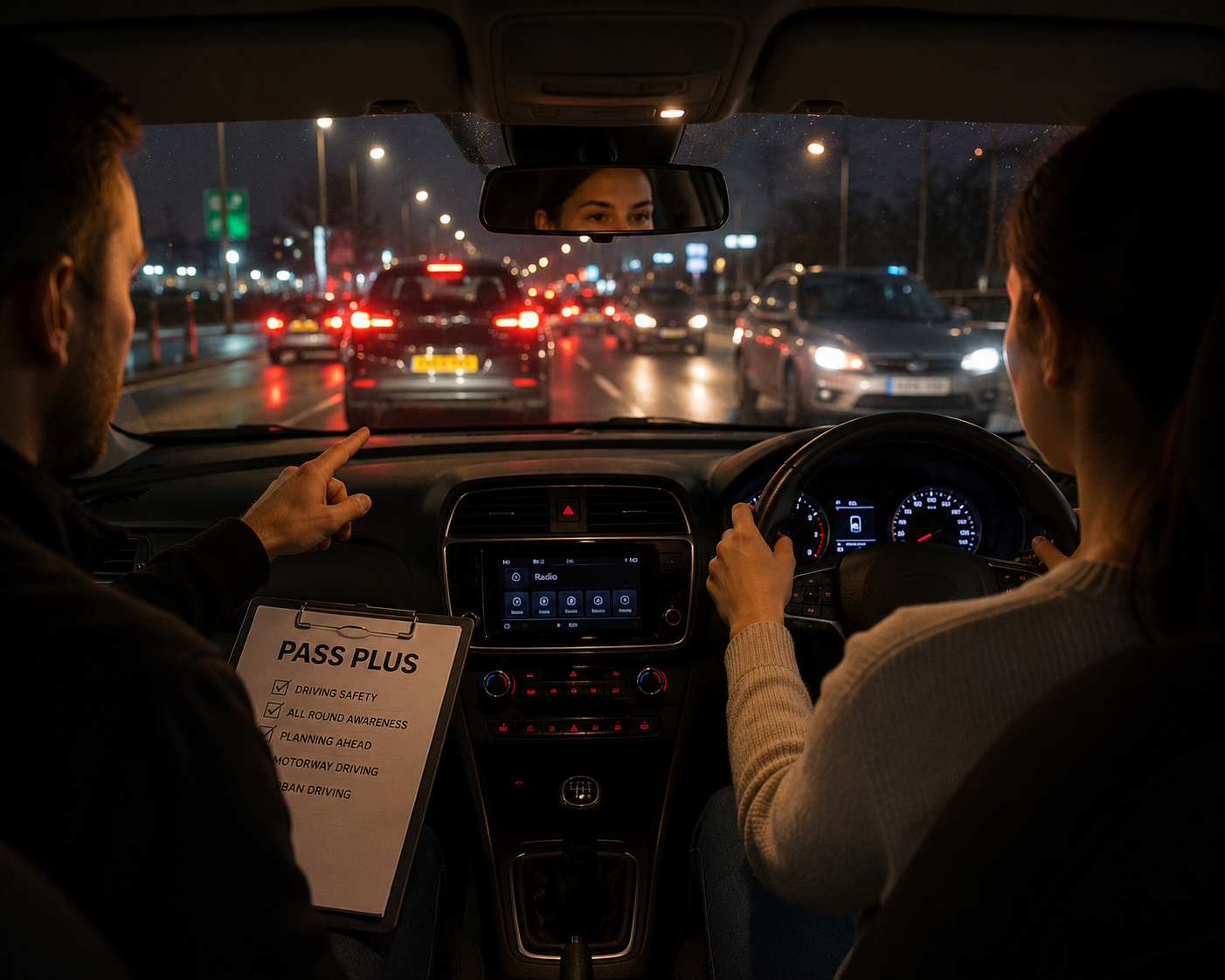 pass plus driving lesson image